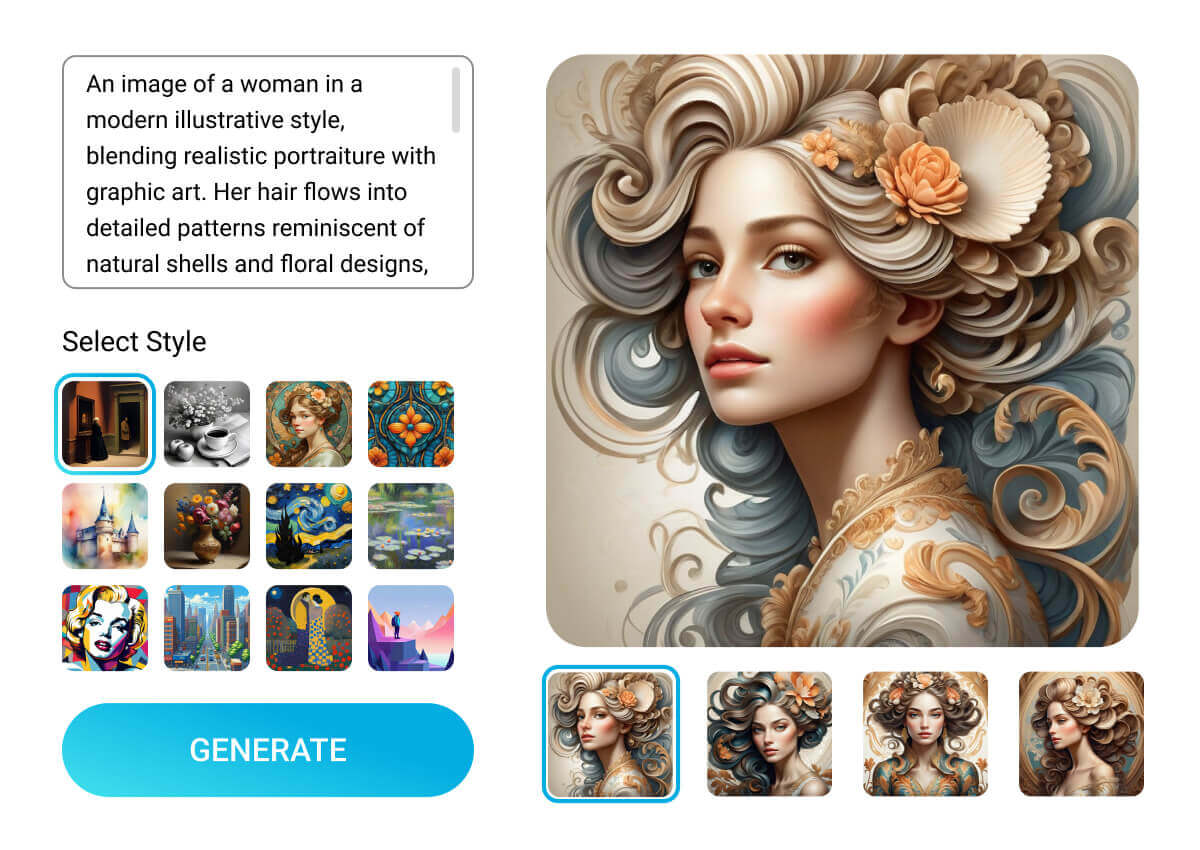 Craft Artwork with Text to Image