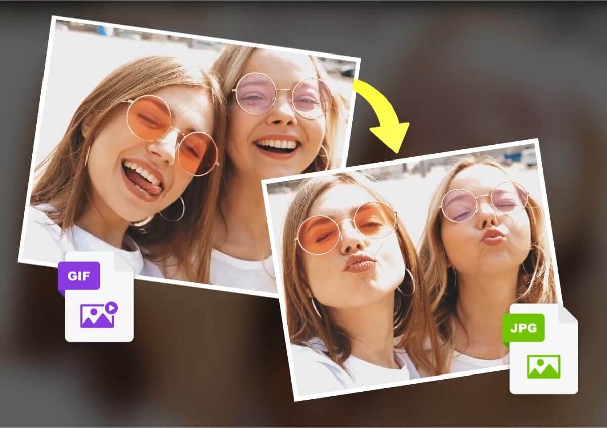 Convert GIF to PNG &amp; JPG