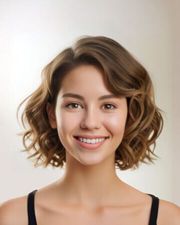 Bobcut Curly