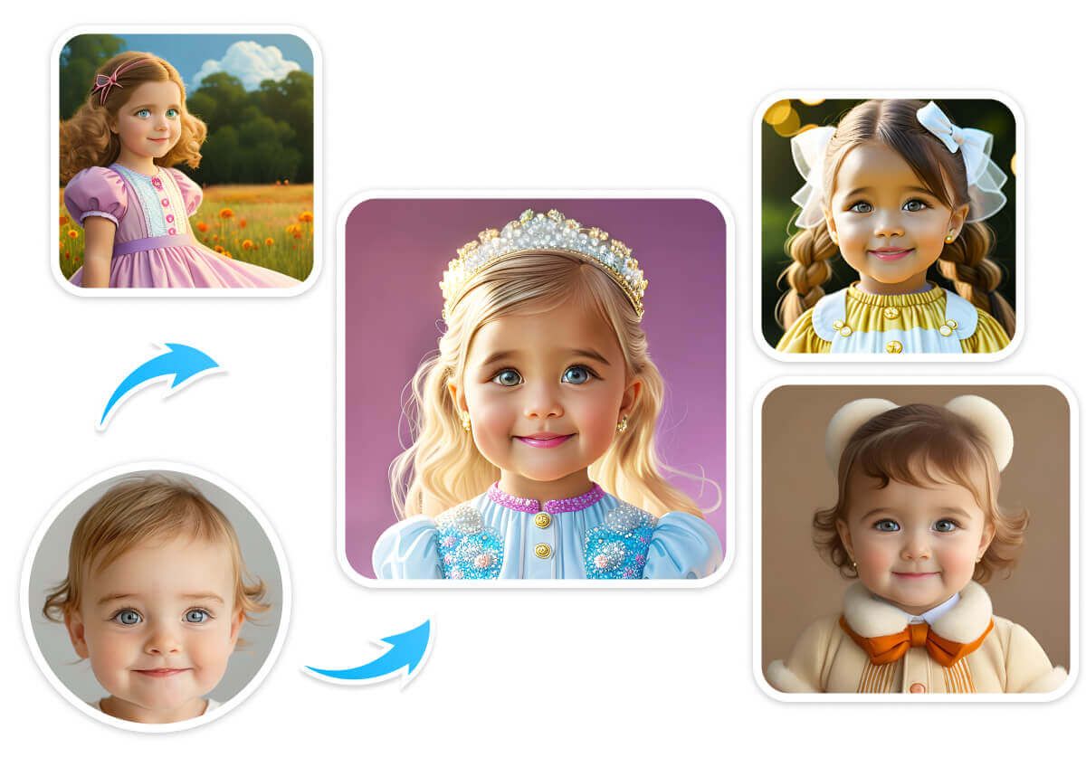 Turn Your Baby into a Cartoon Character