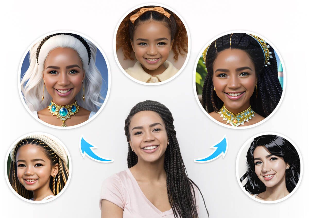 Transform Your Photo into a Cartoon Girl