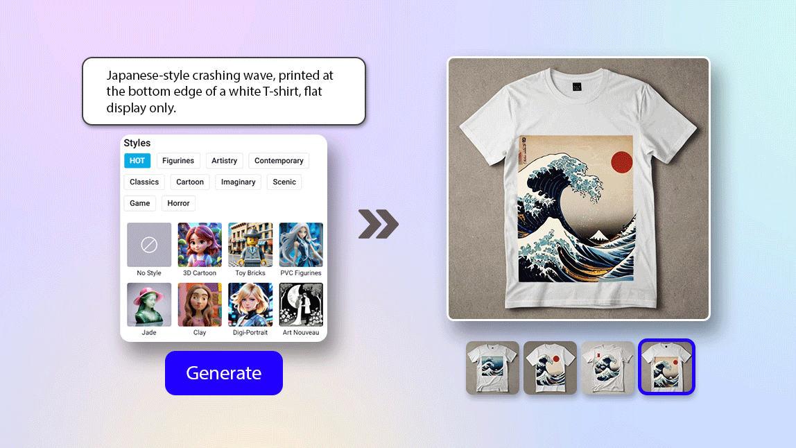 AI T-shirt Generator: Reflect your Own Style 