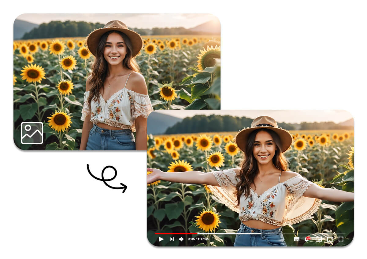 Create Videos from Images in Seconds with AI