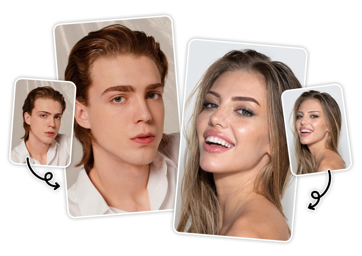 Augenbrauen in Fotos mit dem Augenbrauen-Filter anpassen