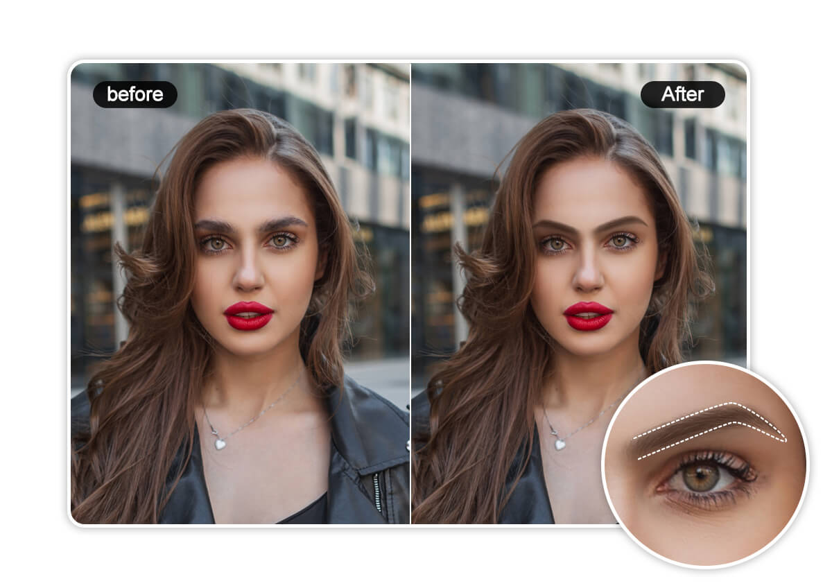 Augenbrauenformen entdecken mit dem Eyebrow Shaper