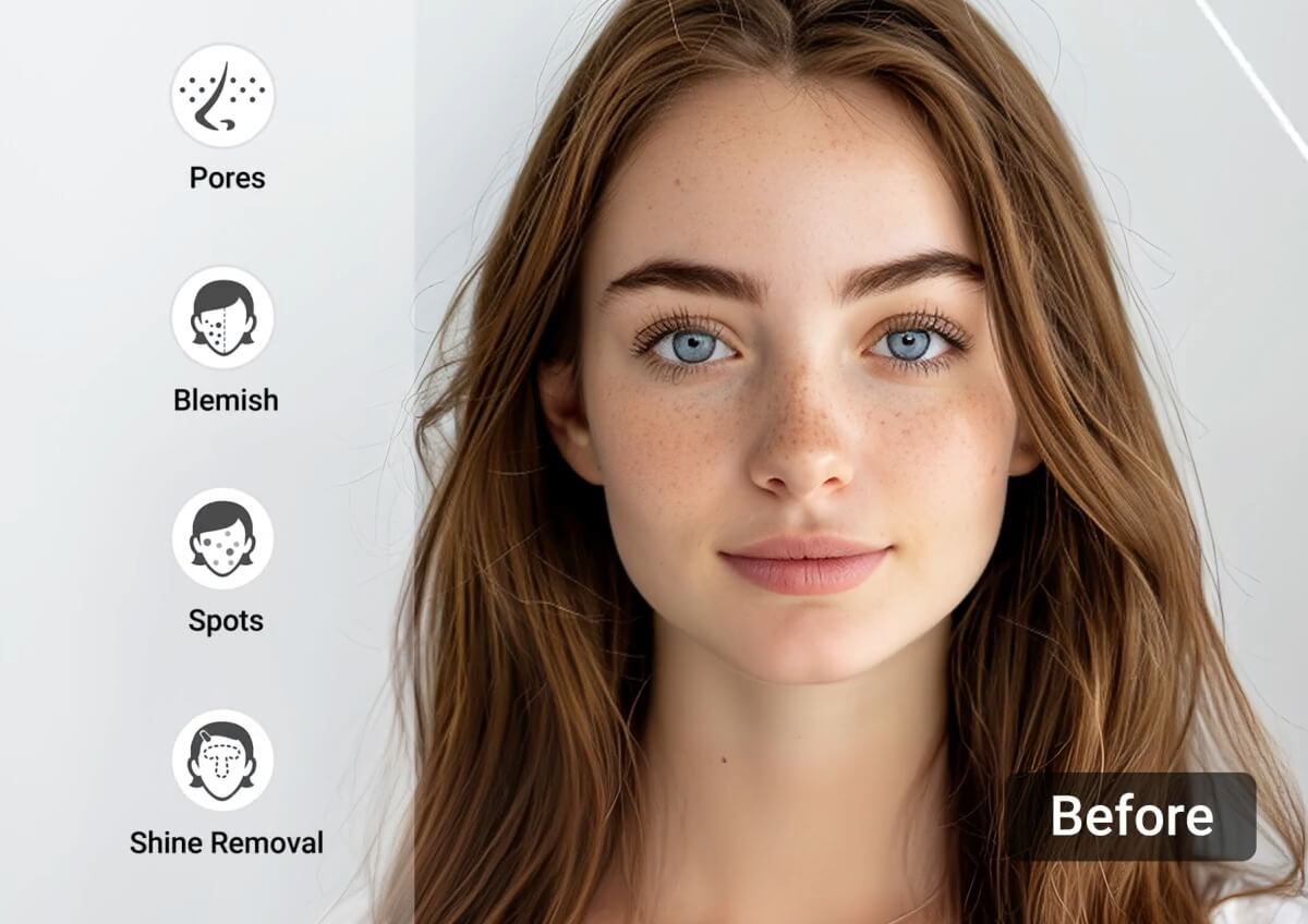 Professional AI Face Retoucher