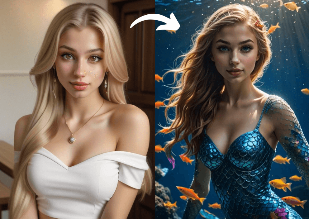 AI Mermaid Filter for Images