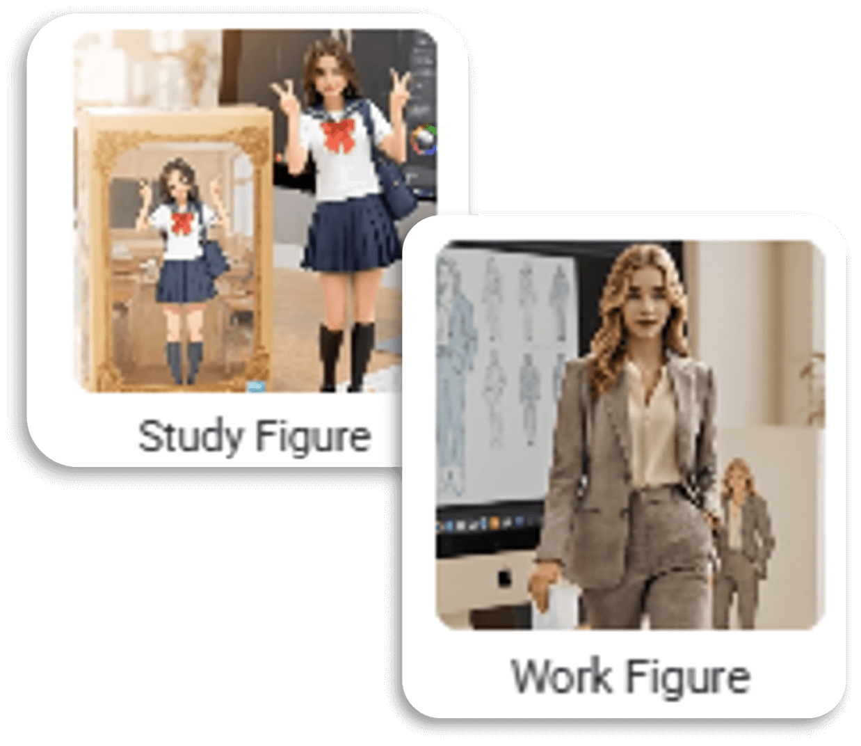 3D-Figuren-Stil auswählen