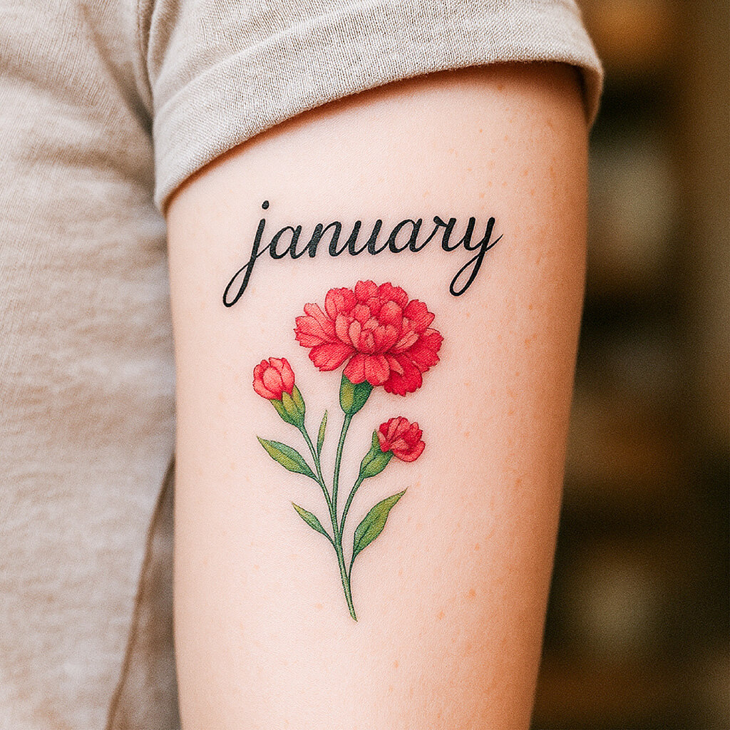 January Birth Flower  – Carnation