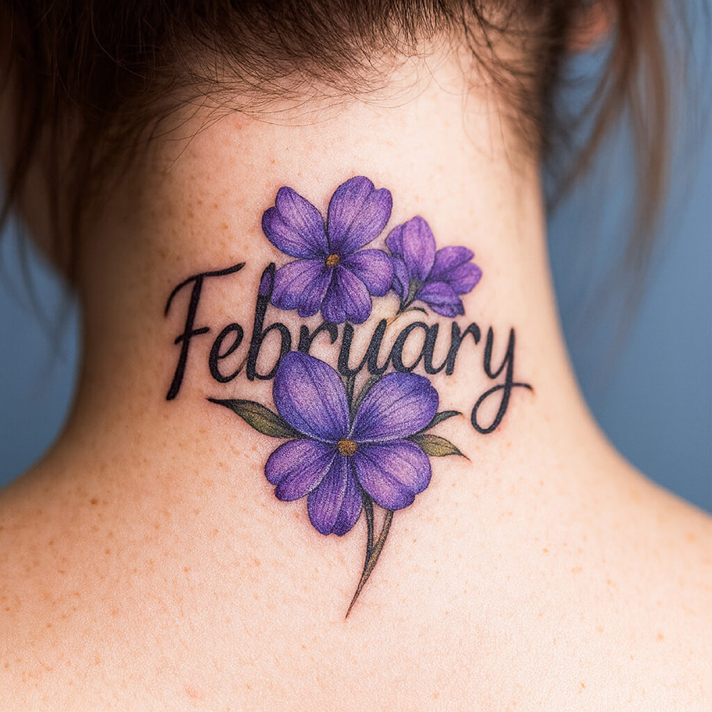 February Birth Flower  – Violet