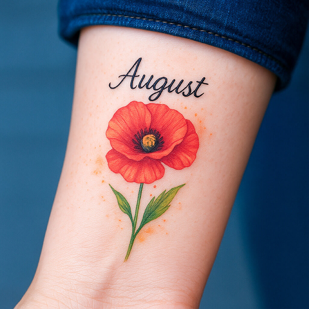 August Birth Flower – Poppy