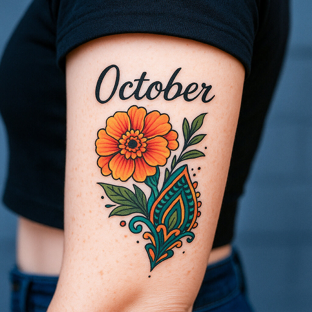 October Birth Flower  – Marigold