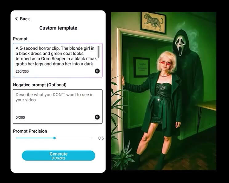 Horrorszenen wie im Film