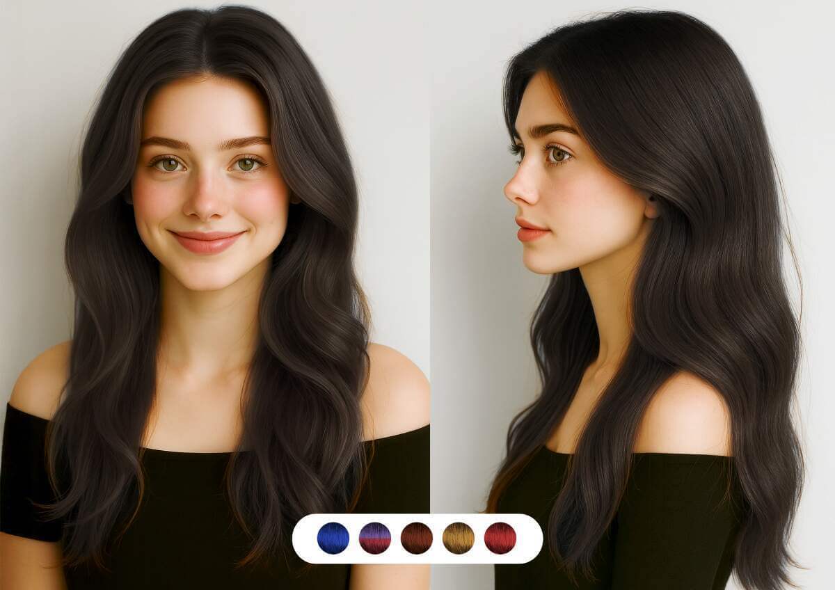 Real-Time Hair Dye Try On Preview