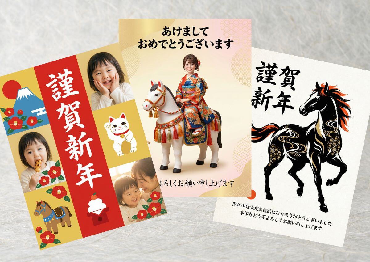 無限大の年賀状デザインを生成