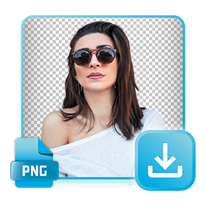 Salve como PNG transparente