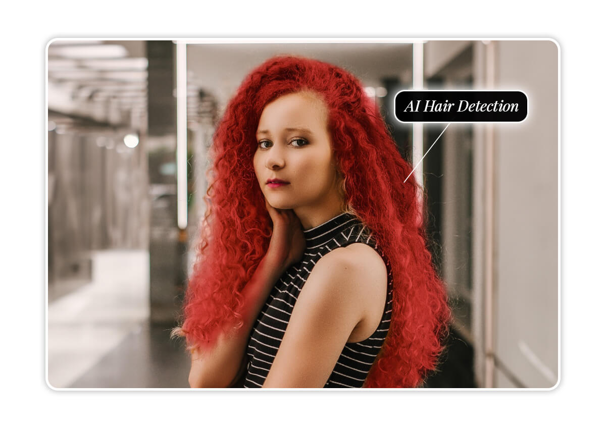 AI-Powered Hair Color Filter Precision 