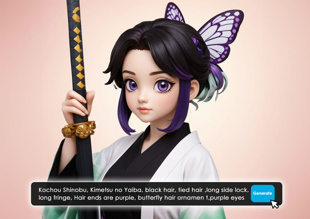 Craft Your Own Demon Slayer Character from Text