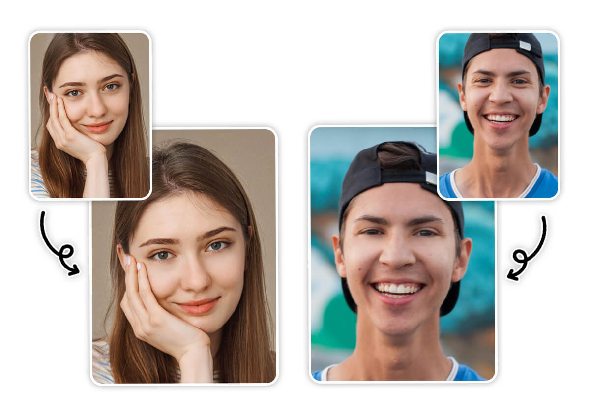 Instant AI Eye Bag Removal