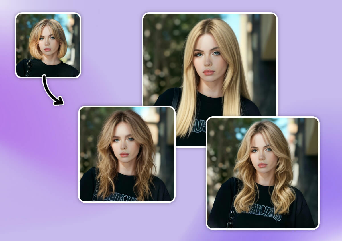 Get Various Long Hairstyles Instantly