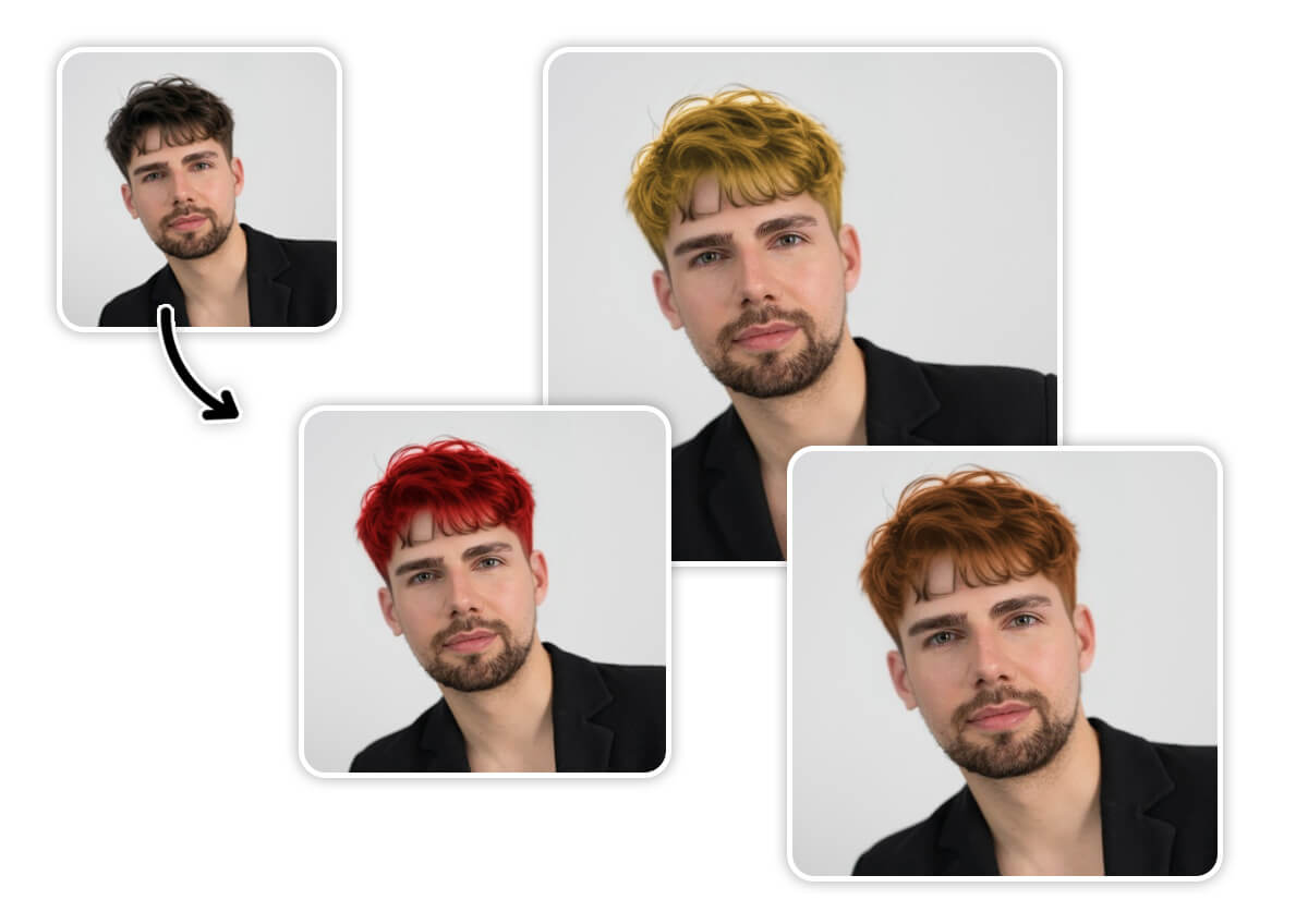 Teste Cores de Cabelo Online: Do Platinado ao Castanho