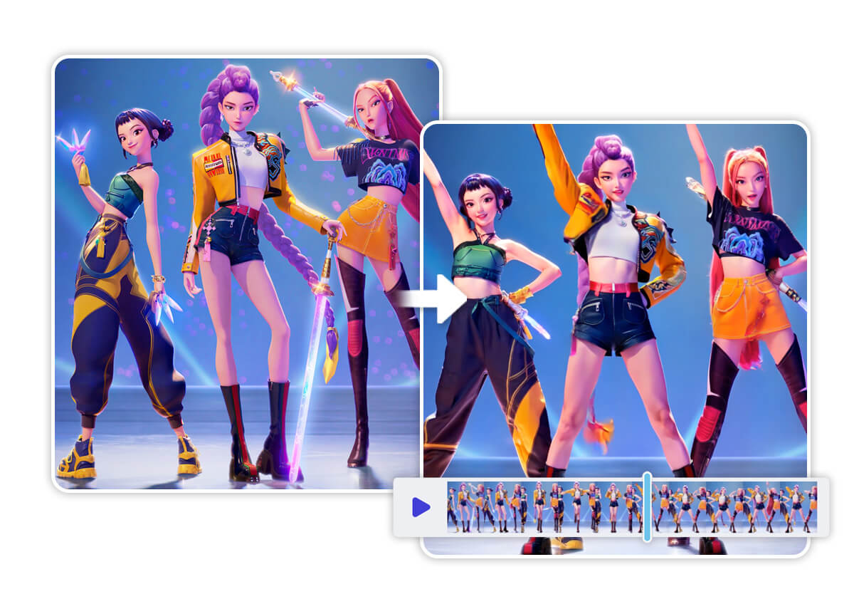 Anima a tus personajes de Demon Hunters del KPop