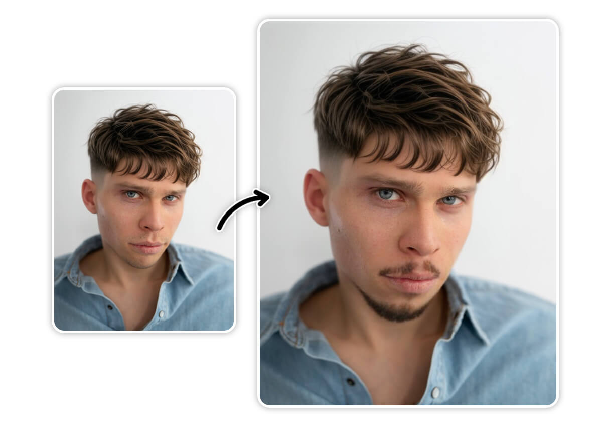Simulador de Barba Online: Combine Cabelo e Estilo Facial