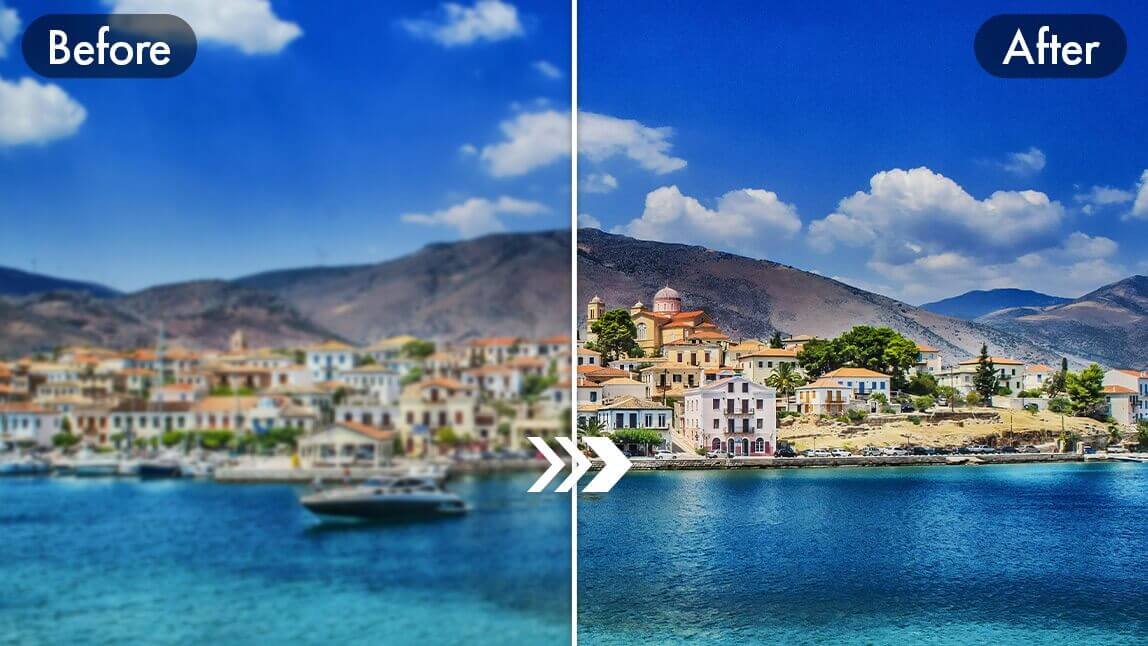 Enhanced Quality of Landscape Photo