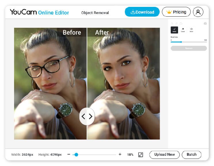 Cambia de lentes en tus fotos con IA
