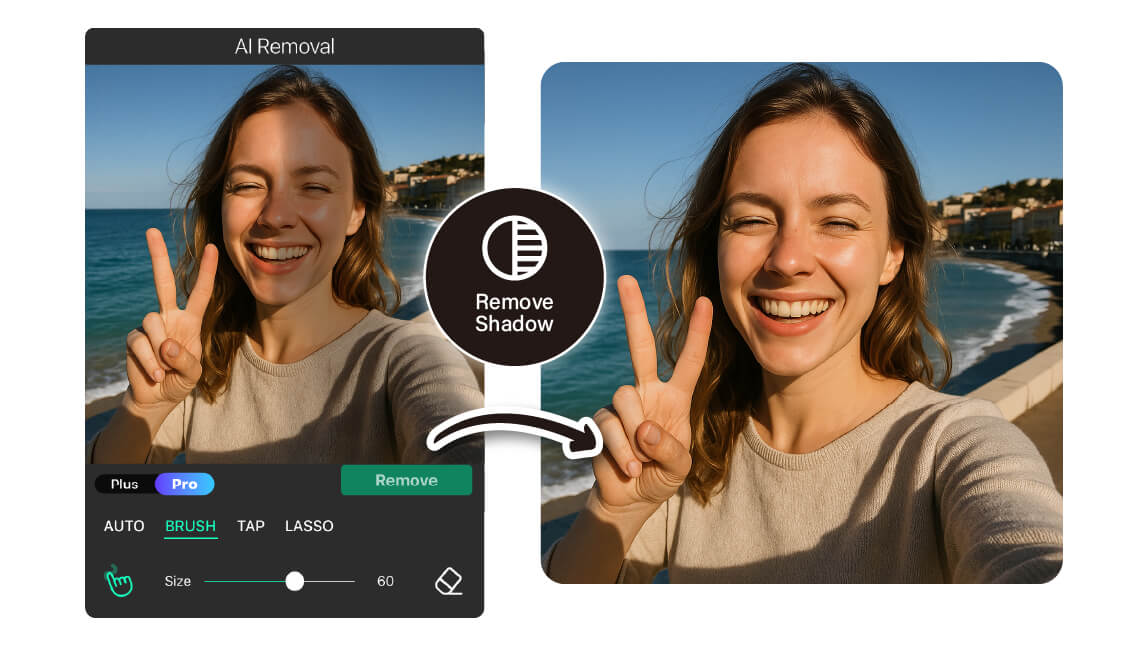 Remove Shadows From Faces