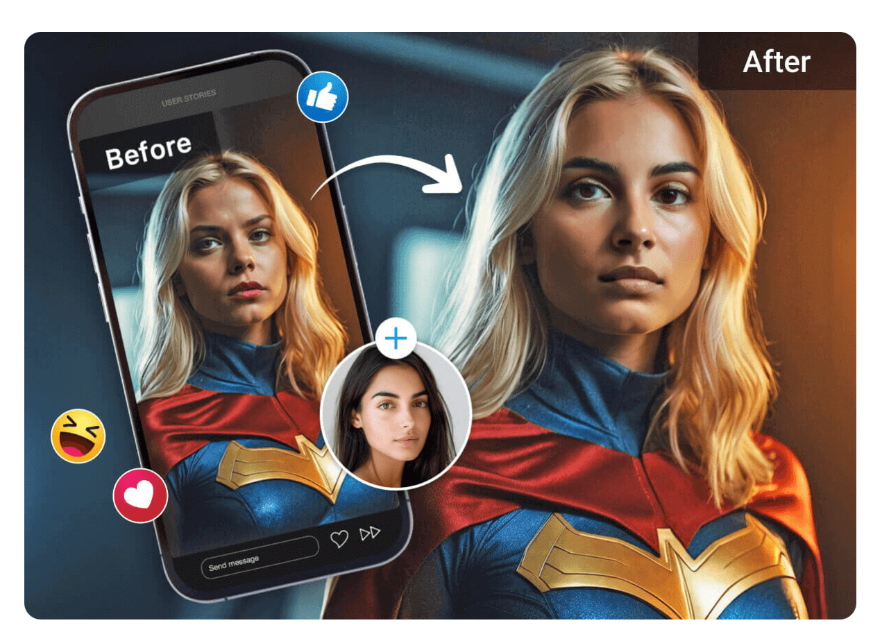 Fun, Realistic &amp; Effortless Face Swaps