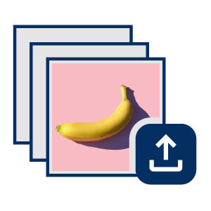 写真をアップロード