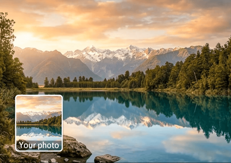 Dê vida a paisagens e fotos de natureza