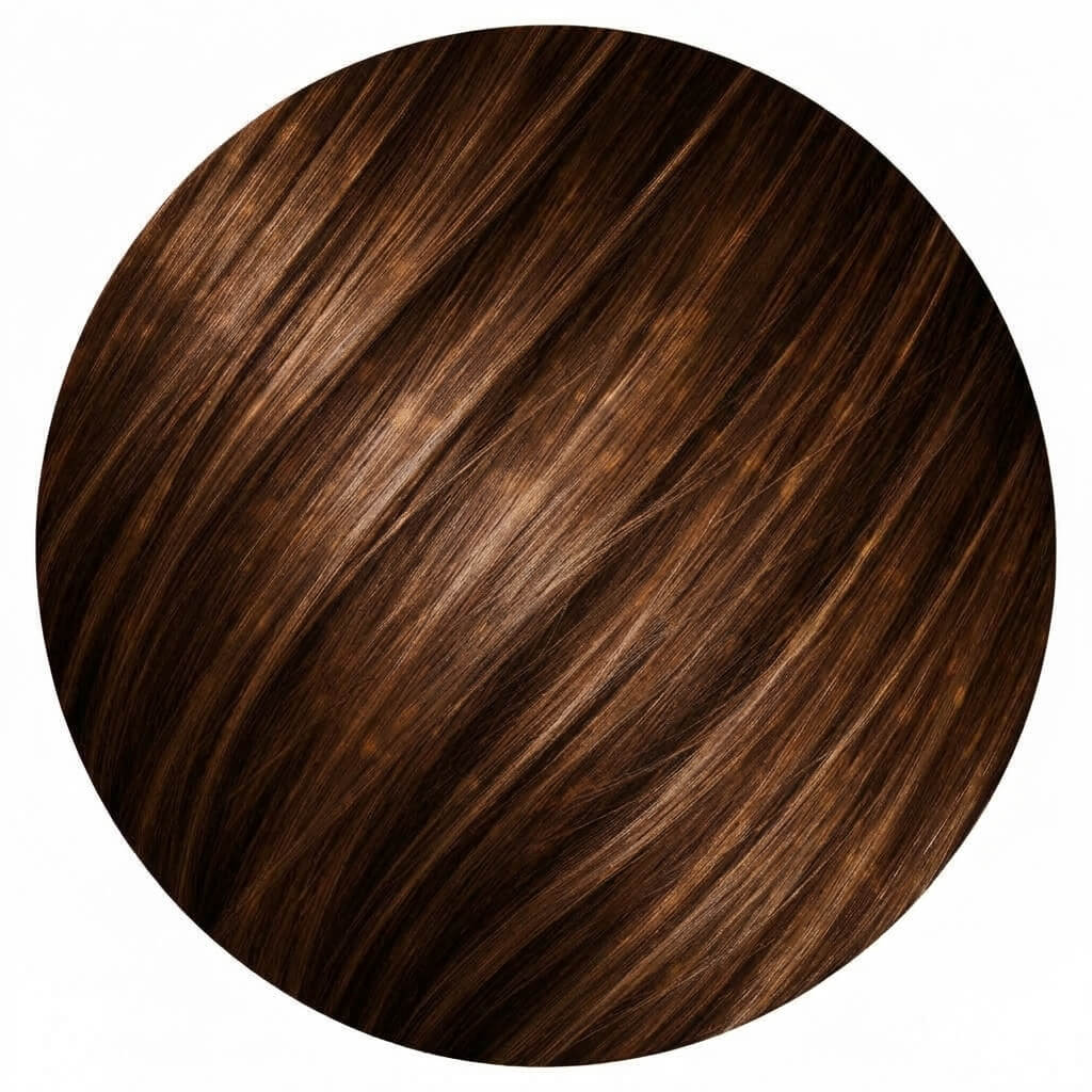 un brun chaud et doux, aux reflets caramel ou dorés, qui évoque le pelage d’un faon. Un rendu lumineux et naturel, bien moins foncé qu’un brun classique.