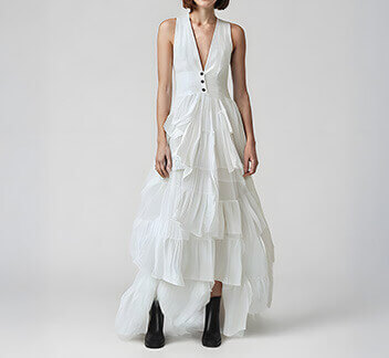 Robe Blanche Maxi