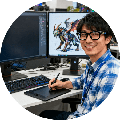 グラフィックデザイナー 田代さん