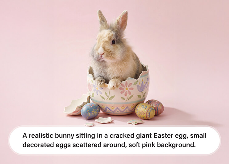 Create Personalized Easter Bunny Pictures with AI