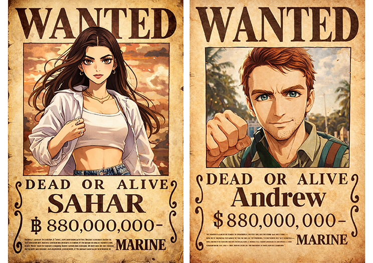 Crie seu Próprio Cartaz de One Piece
