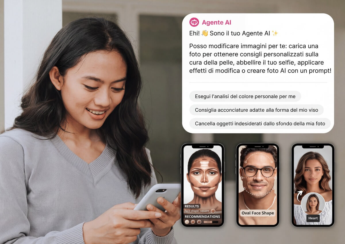 Consigli Personalizzati in Base alle Forme del Viso
