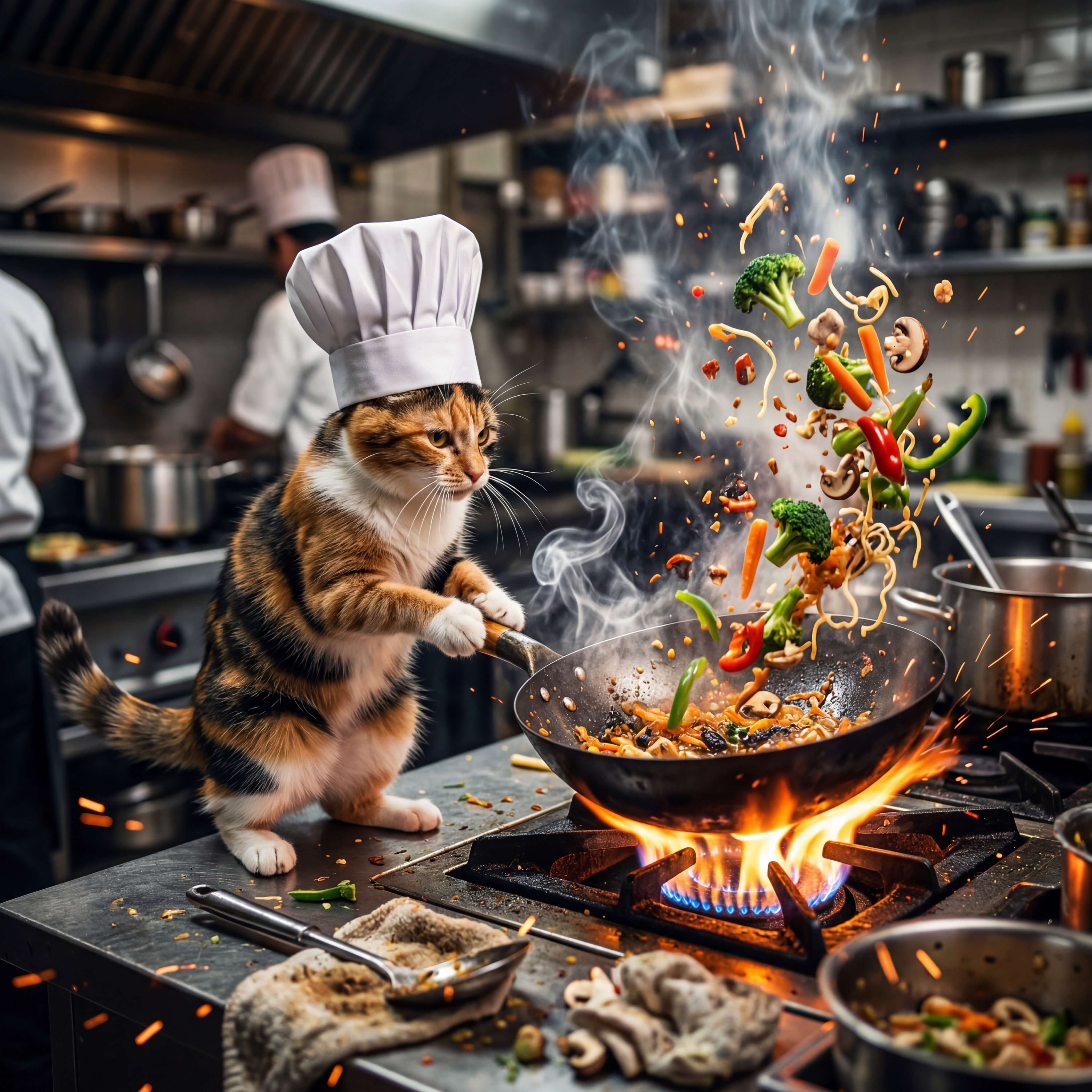 Cooking Cat