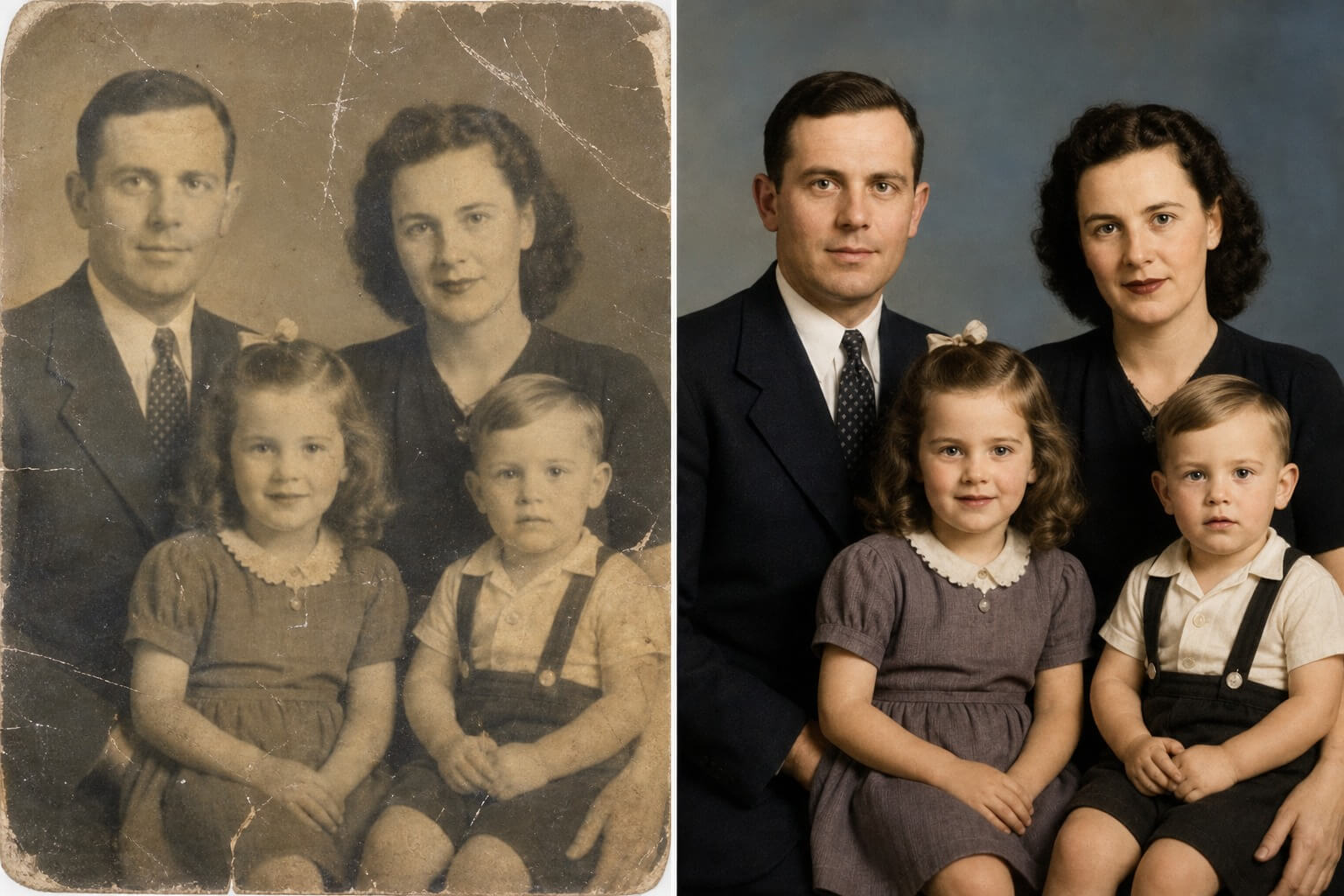 ¿Qué tipo de fotos antiguas puedes restaurar?