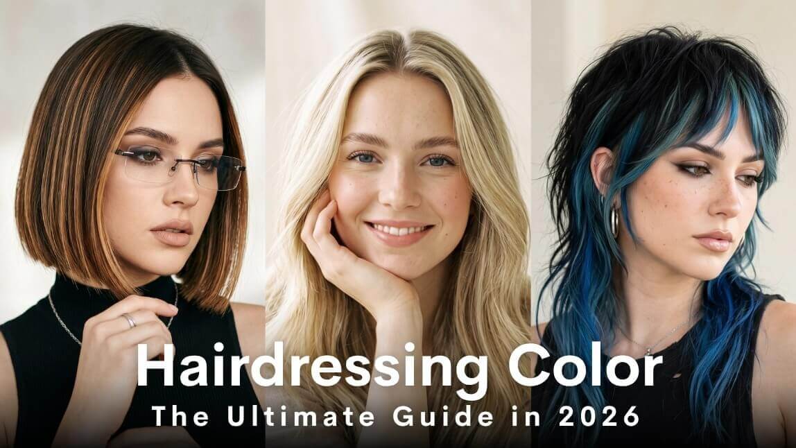 Blog cover image for a comprehensive guide to hair coloring techniques