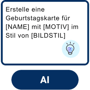 Gestalte deine Geburtstagskarte