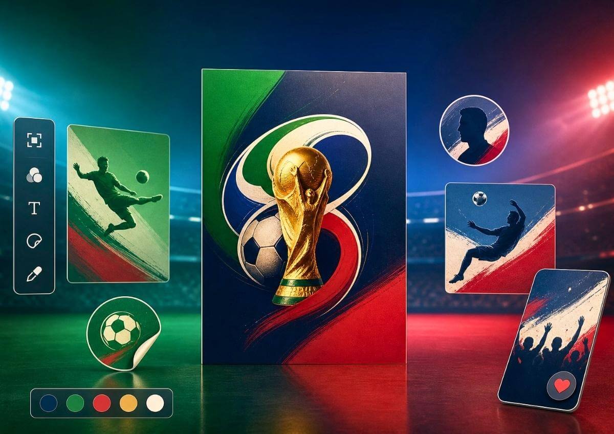 Fußball-Bildgenerator mit YouCam