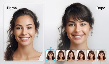 Filtro Frangetta: Prova Tagli di Capelli con Frangia