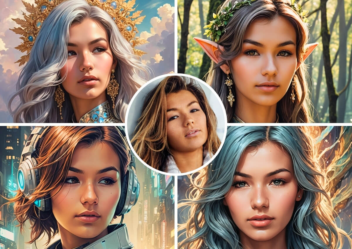 Avatars WhatsApp Styles Fantasy, Sci-Fi ou Gaming