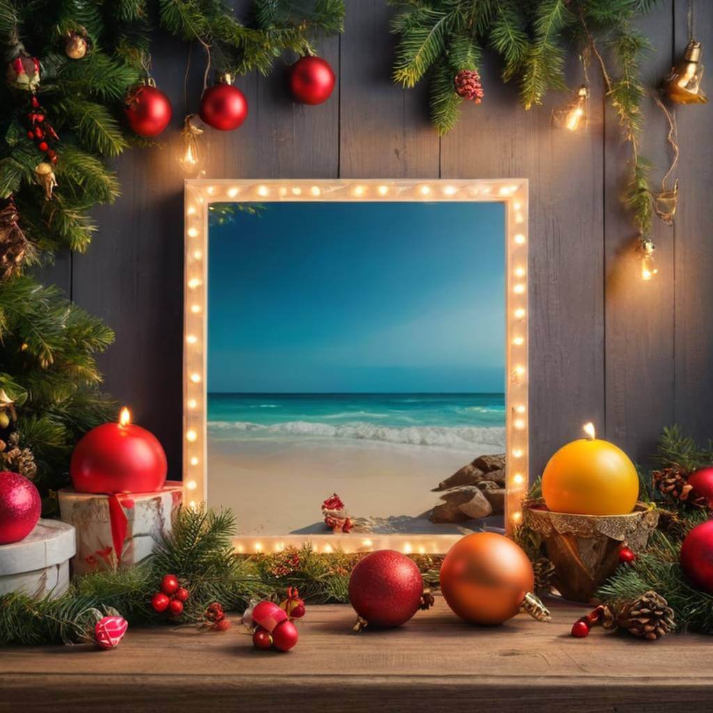 Convert a holiday photo into a colorful image with bright, festive tones that retain original lighting and shadows, leveraging ai photo restoration.