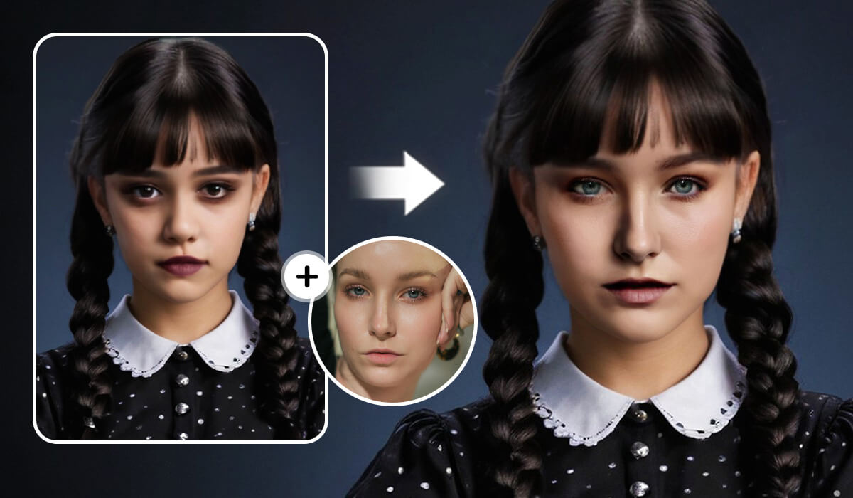 Intercambia caras con celebridades en fotos